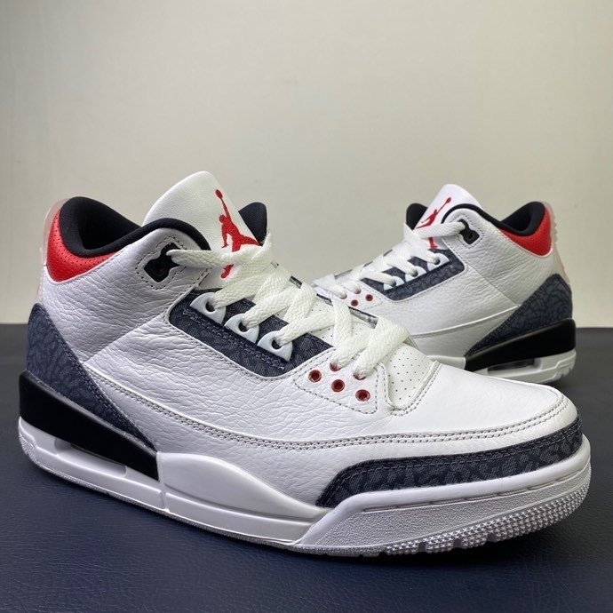 Air Jordan 3 SE-T CO.JP'Denim' "Fire Red"(40.5-47.5)