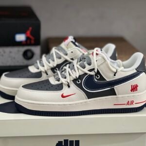 AIR FORCE 1'07 LV8 BEIGE/GRAY/BLUE/RED BEIGE/GRIS/BLEU/ROUGE(36-47.5)
