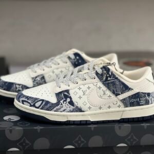 LV X NIKE DUNK LOW RETRO WHITE BLUE-WHITE(36-47.5)