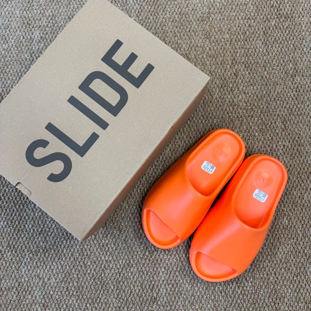 Yeezy Slide Glow Enflame Orange(37-48.5) - Image 7