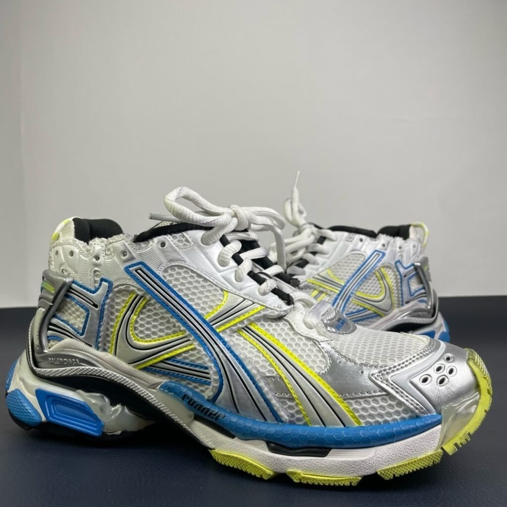 Balenciaga Runner 7.5 silver Yellow Blue(35-46)